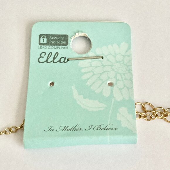 Gold Sea Shell Starfish Bib Necklace Plated Sea Life Island Nautical Beach 20" - Picture 4 of 14